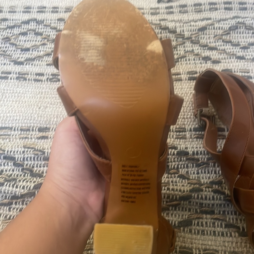 Used Size 7 Strap Heels - Picture 5 of 6